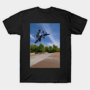 BMX Bike Stunt Table Top T-Shirt